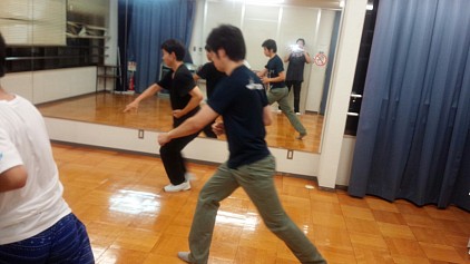 土曜日の練習風景です。